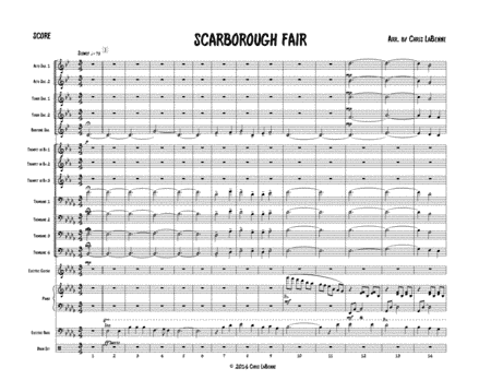 Scarborough Fair (arr. C. LaBenne Music)
