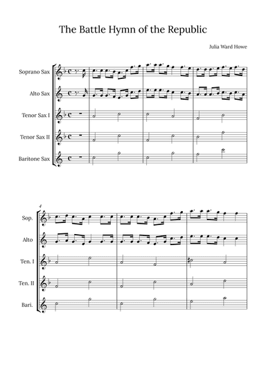 The Battle Hymn of the Republic (arr. Alex Nunes Rodrigues)