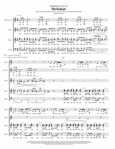Rockabye (arr. Ben Bram)