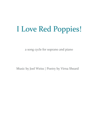 I Love Red Poppies