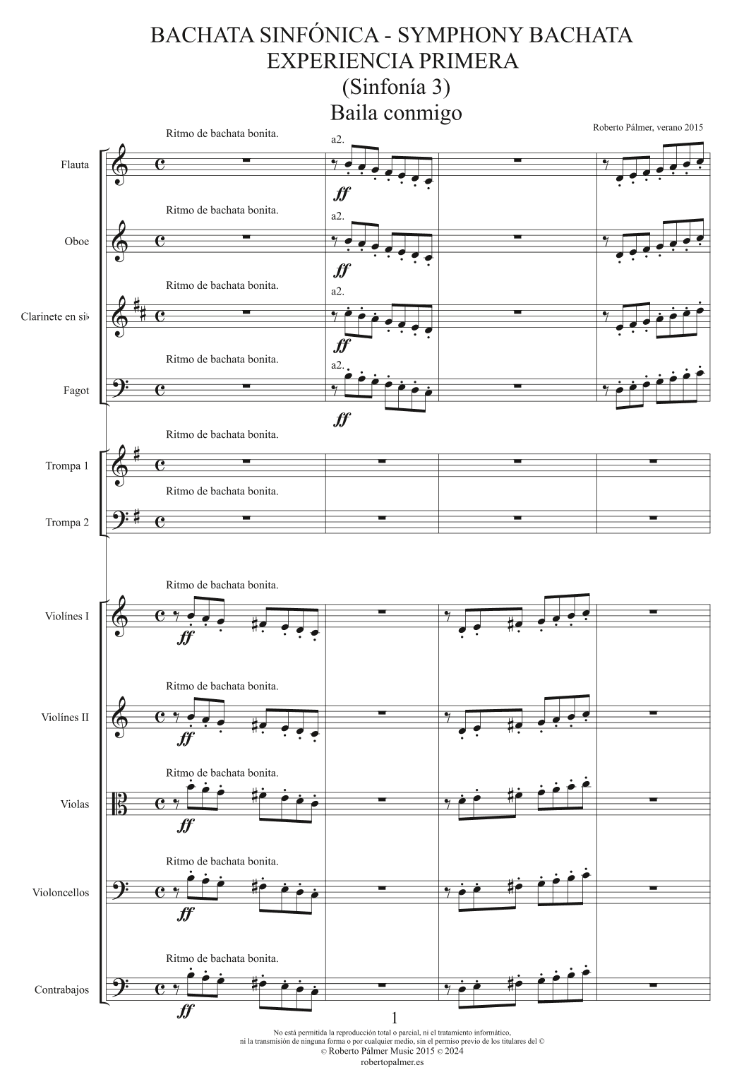 Bachata Sinfónica (Symphony Bachata) - Baila Conmigo