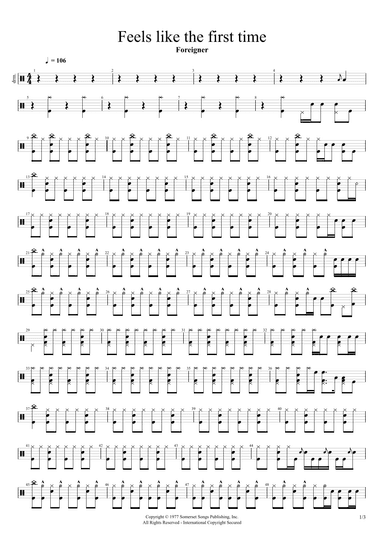 Feels Like The First Time (arr. Cyril Mayer)