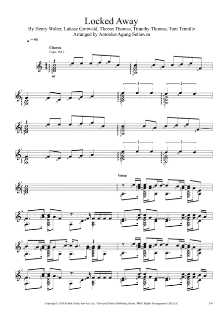 Locked Away (arr. Antonius Agung Setiawan)