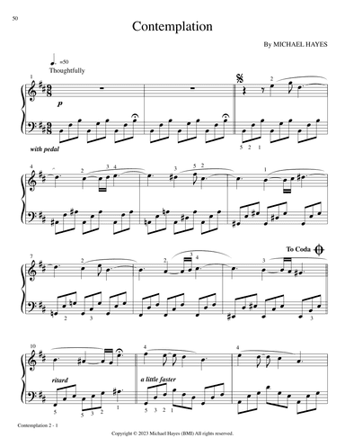 Contemplation - From 24 Short Piano Pieces in All Keys