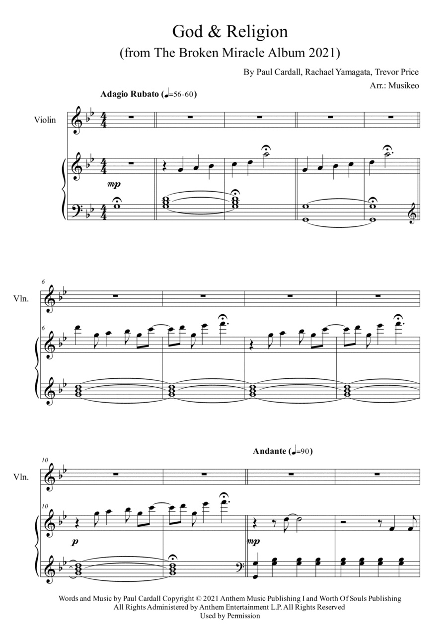 God & Religion (arr. Musikeo)