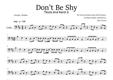 Don't Be Shy (arr. Musikeo)