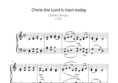 Christ the Lord is risen today - Piano (arr. Ygor Nunes)