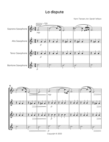 La Dispute (arr. Sarah Wilson)