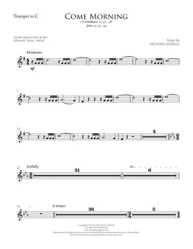 Come Morning (Instrument Parts)