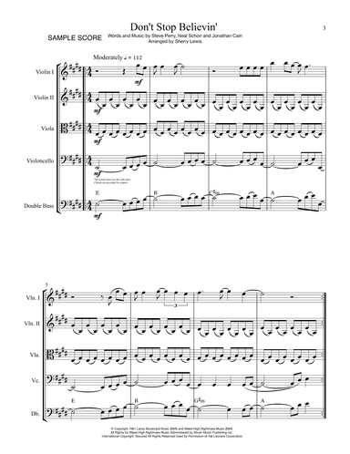 Don't Stop Believin' (arr. Sherry Lewis)