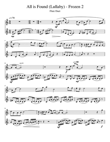 All Is Found (arr. Elaine Wong)