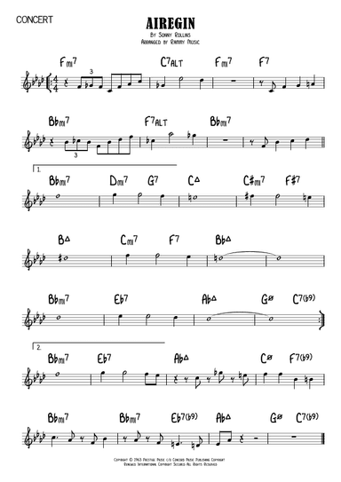 Airegin (arr. Rammy Music)