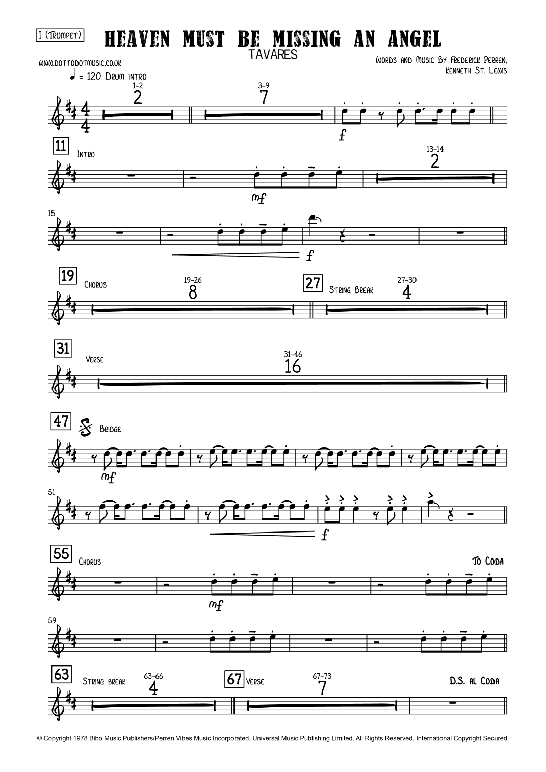 Heaven Must Be Missing An Angel (arr. Dot To Dot Orchestrations)