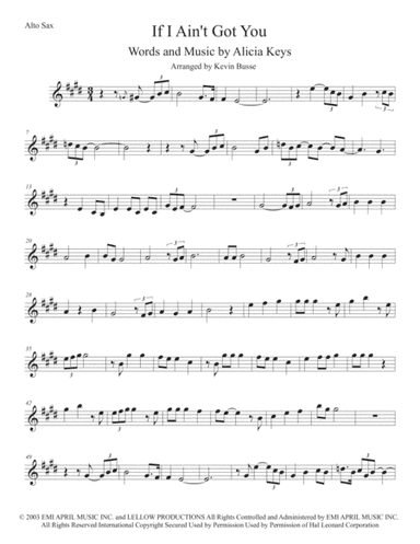 If I Ain't Got You (arr. Kevin Busse)