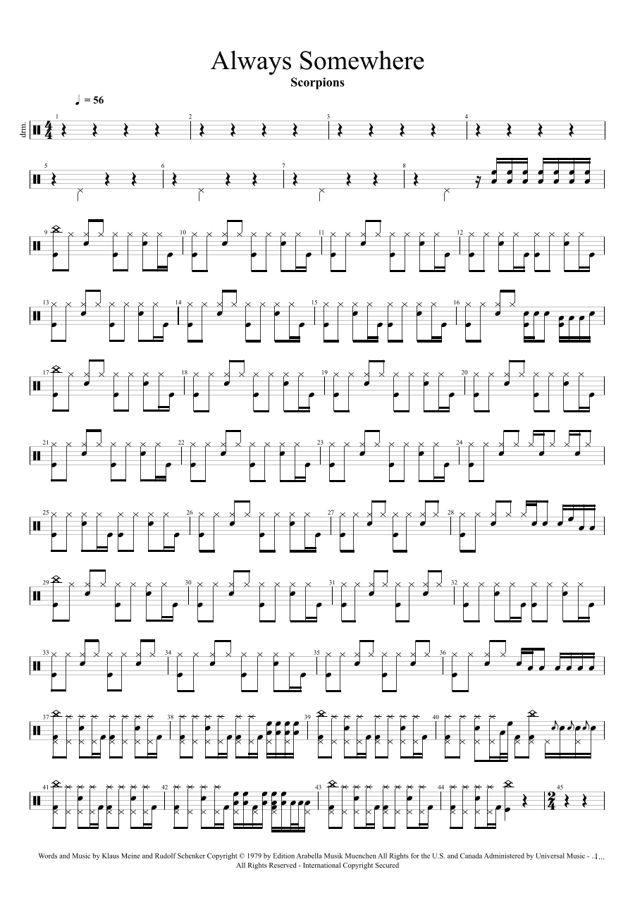 Always Somewhere (arr. Cyril Mayer)