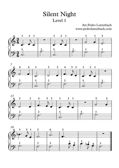 Silent Night (arr. Pedro Lutterbach)