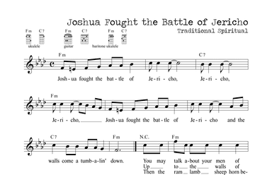 Joshua Fought the Battle of Jericho (arr. M. Ryan Taylor)