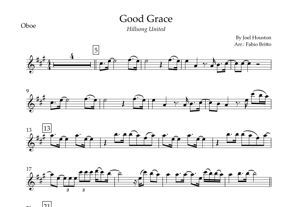 Good Grace (arr. Fabio Britto)