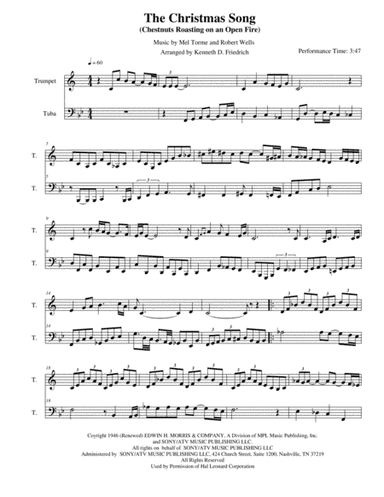 The Christmas Song (Chestnuts Roasting On An Open Fire) (arr. Kenneth D. Friedrich)