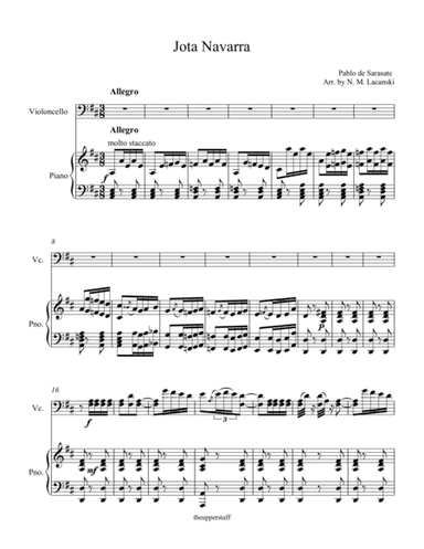 Jota Navarra Op. 22 #2 (arr. Nick Lacanski)