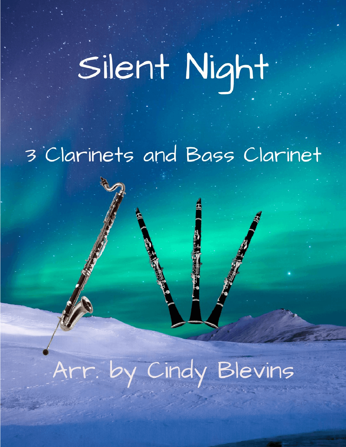 Silent Night, for Three Clarinets and Bass Clarinet (arr. Cindy Blevins)