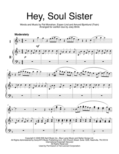 Hey, Soul Sister (arr. Joey Brink)