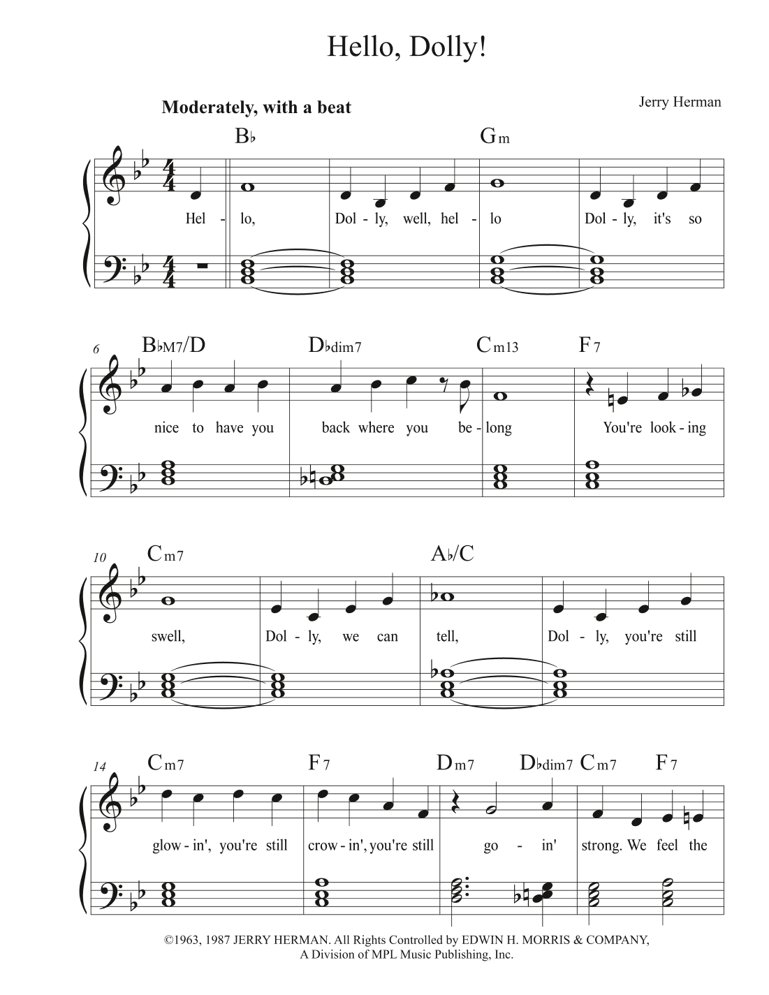 Hello, Dolly! (arr. Pedro Bernardez)