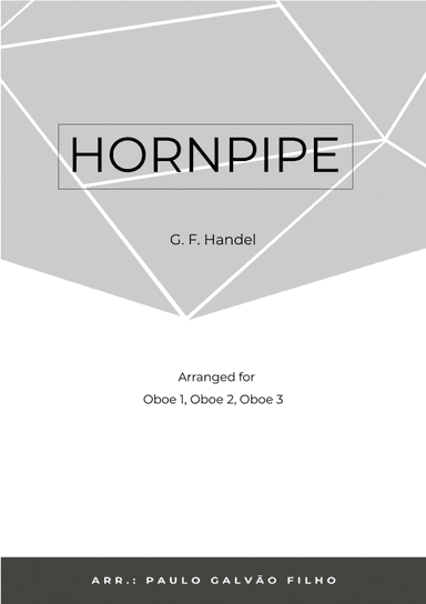 HORNPIPE - HANDEL - OBOE TRIO (arr. Paulo Galvão Filho)