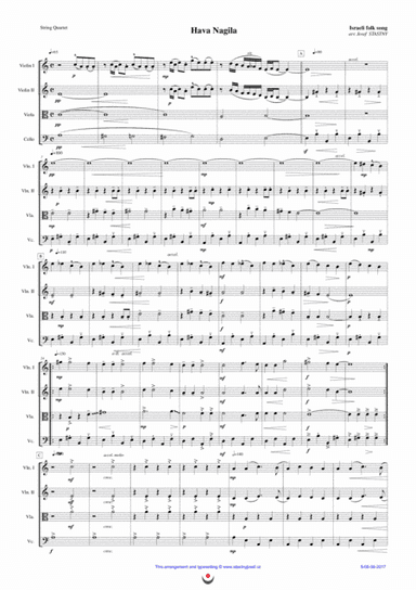 Hava Nagila (arr. Josef STASTNY)