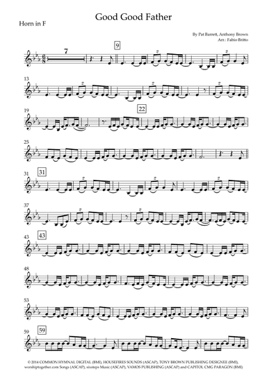 Good Good Father (arr. Fabio Britto)