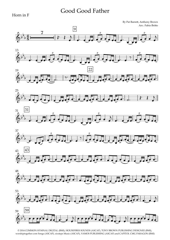 Good Good Father (arr. Fabio Britto)