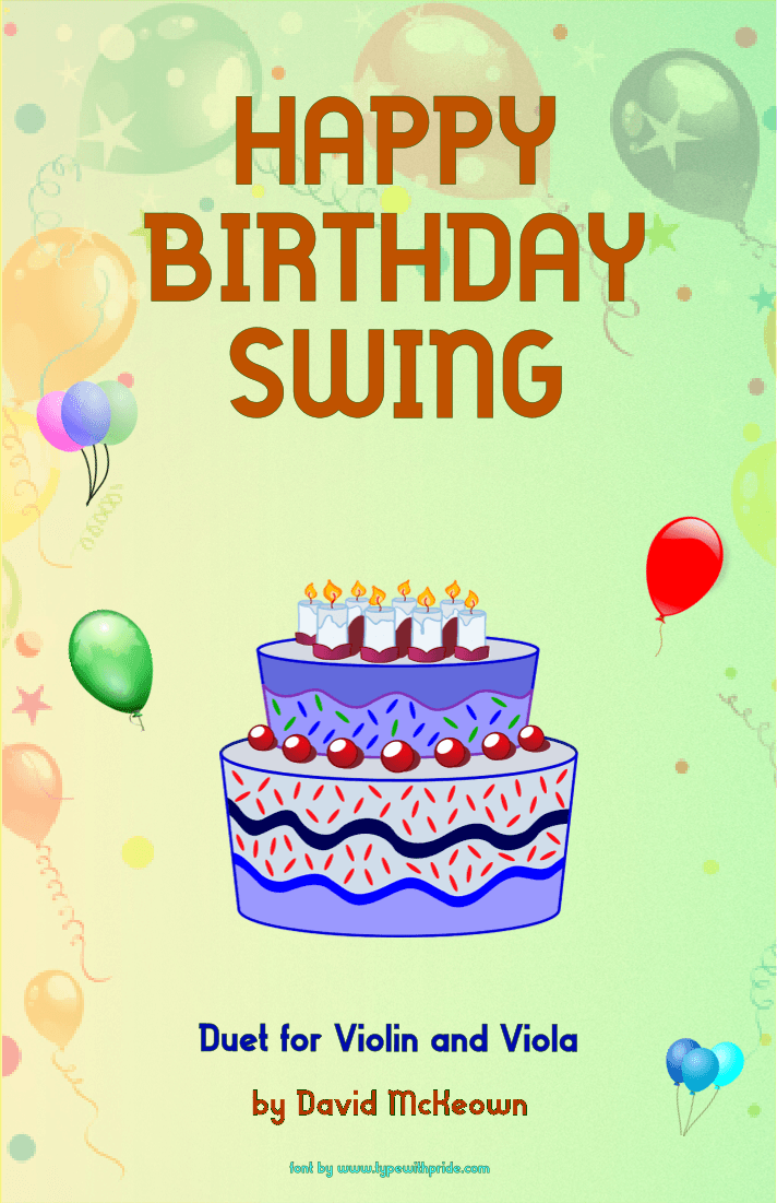 Happy Birthday Swing, for Violin and Viola Duet (arr. David McKeown)