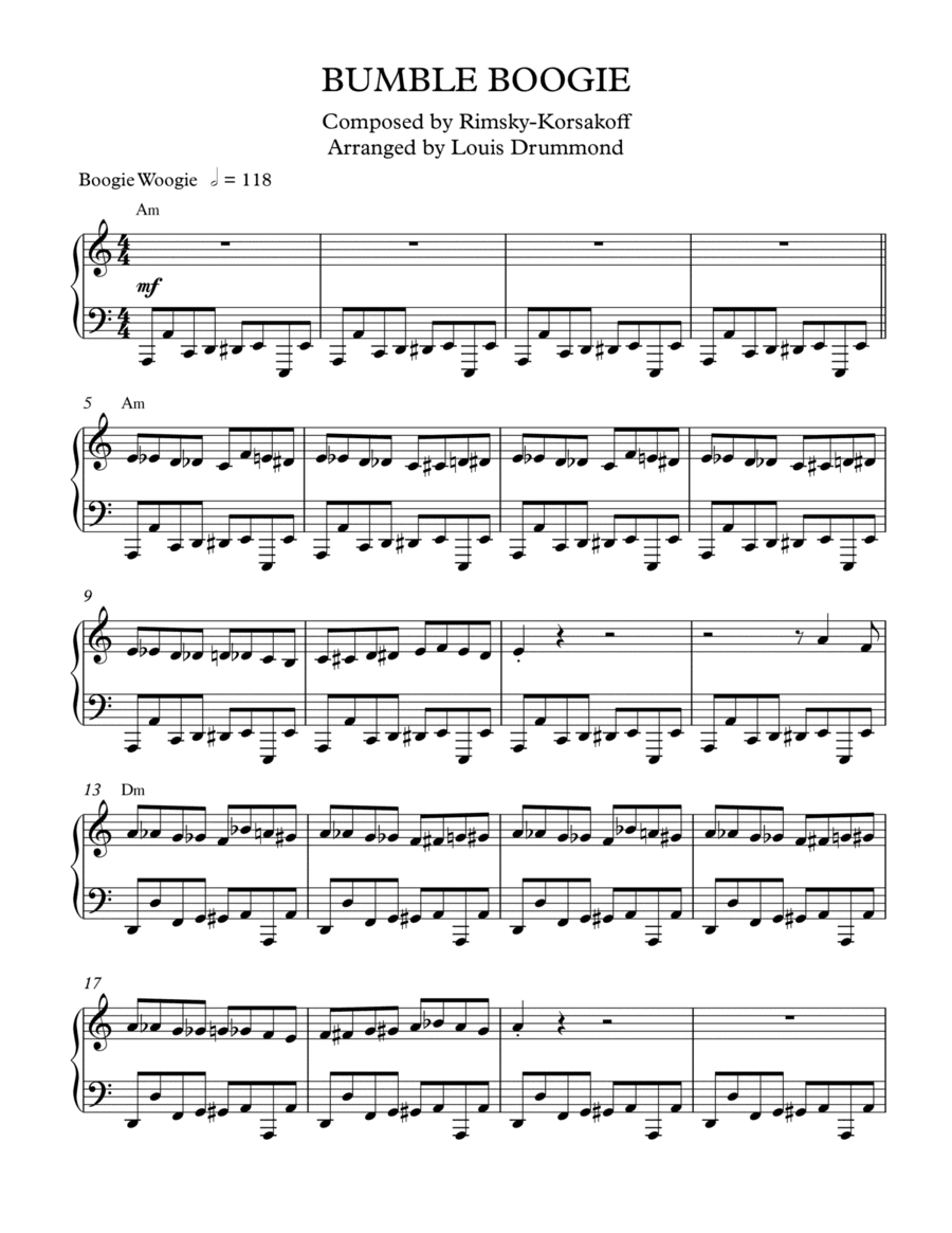 Bumble Boogie (arr. Louis Drummond)