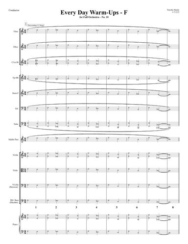 F - Every Day Warm-Ups for Full Orchestra