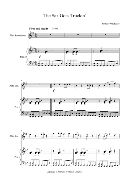 The Sax Goes Truckin'