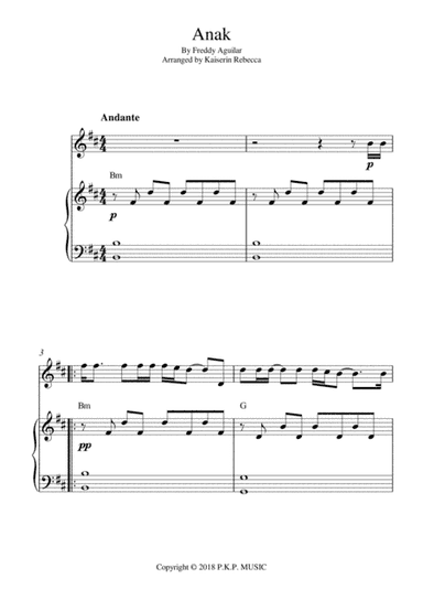 Anak (arr. Kaiserin Rebecca)