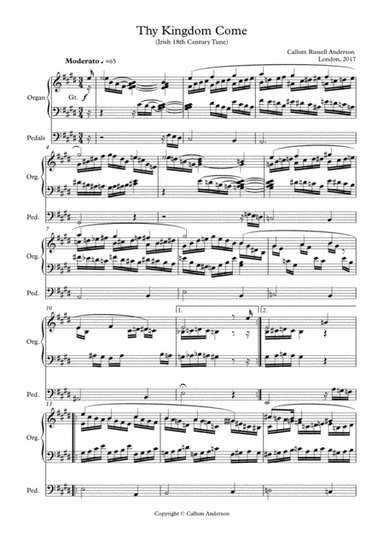Hymn Prelude for Organ- Thy Kingdom Come