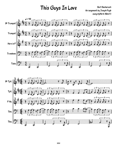 This Guy's In Love With You (arr. Joseph Pugh)