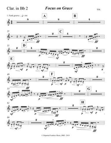 Focus on Grace ... A concerto for jazz saxophone and orchestra (2010) Clarinet 2