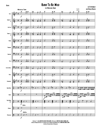 Born To Be Wild (arr. Brian Rhodes)