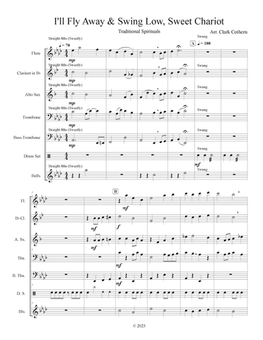 I'll Fly Away and Swing Low, Sweet Chariot (arr. Clark Cothern)