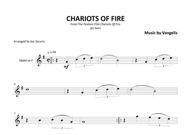 Chariots Of Fire (arr. Joe Securis)