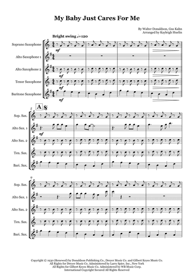 My Baby Just Cares For Me (arr. Kayleigh Huelin)