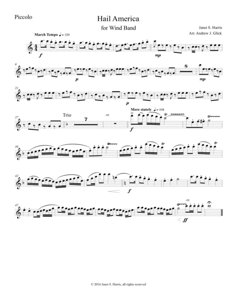 Hail America (band-all parts)