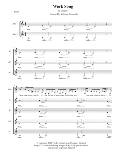Work Song (arr. Whitney Simmonds)