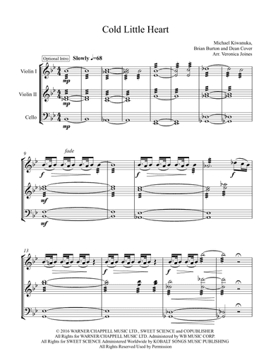 Cold Little Heart (arr. Veronica Joines)