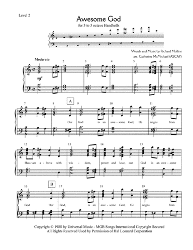 Awesome God (arr. Catherine McMichael)