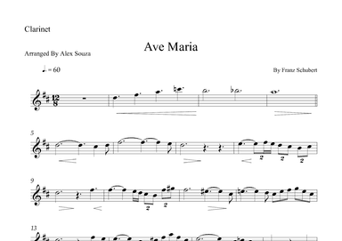 Ave Maria (arr. Alex Souza)