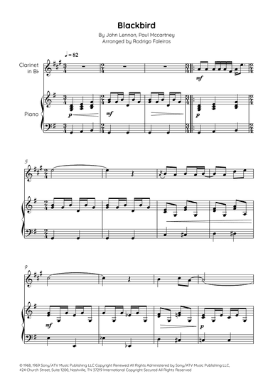 Blackbird (arr. Rodrigo Faleiros)