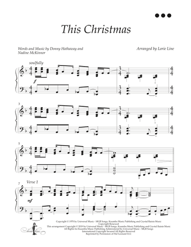 This Christmas (arr. Lorie Line)